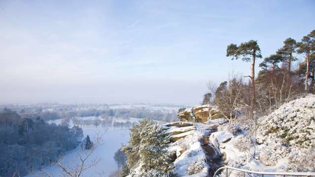 View from Hawkstone Park Follies in Shrewsbury