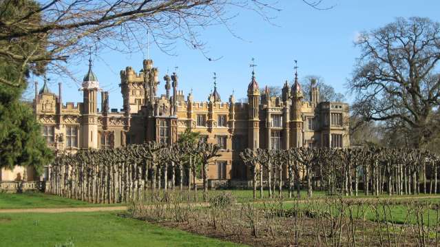 Outside view of Knebworth House Gardens and Park