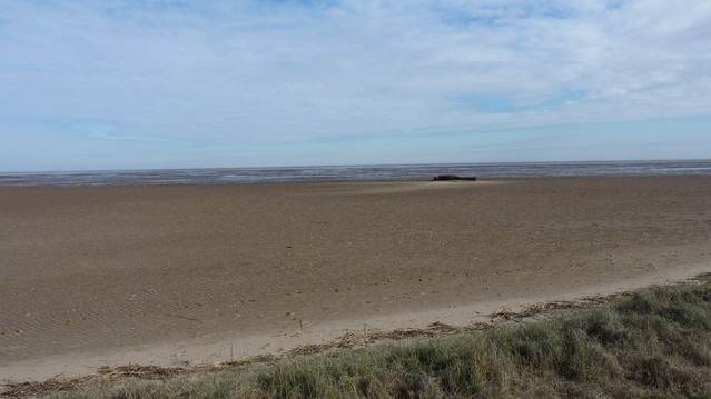 The beach at Saltfleetby Theddlethorpe Dunes Nature Reserve