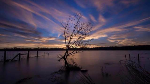Sunset at Oxford Island in Craigavon
