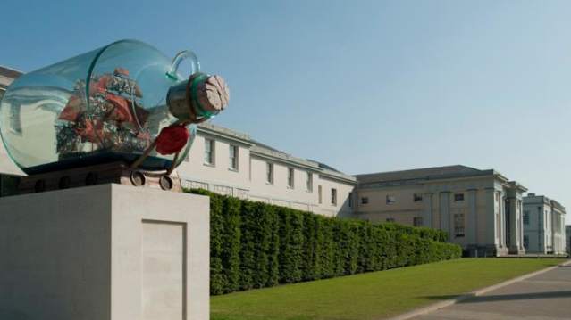 Outside view of National Maritime Museum in Greenwich
