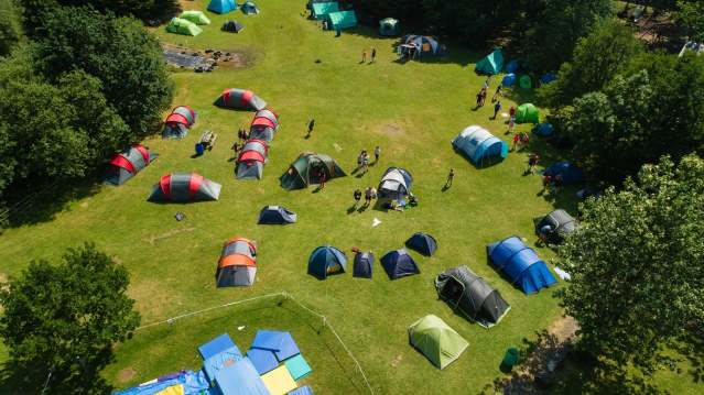 Camping site at Share Village