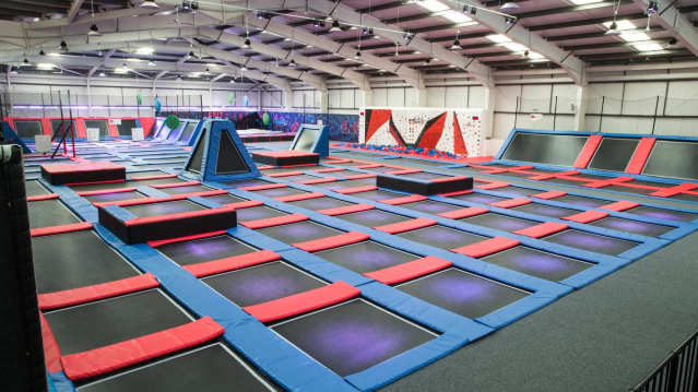 Trampolines at Energi Trampoline Park Preston