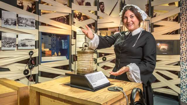 Medical machinery at Florence Nightingale Museum in London