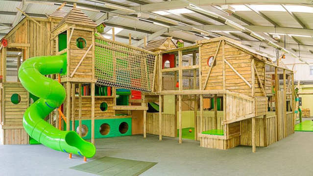 Indoor soft play frame at Come Into Play in Stone