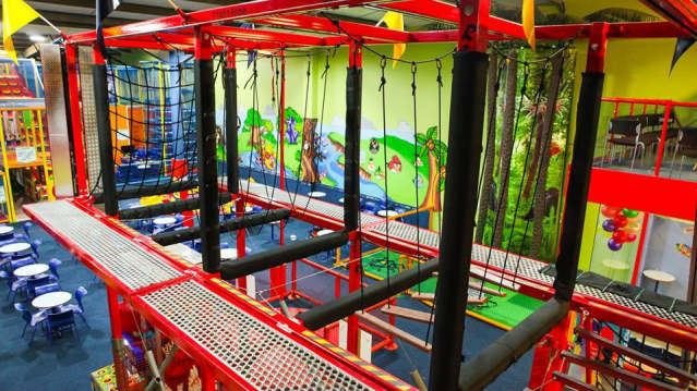High rope course at Go Kids Go in Dublin
