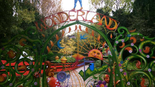 Entrance to Wonderland in Telford