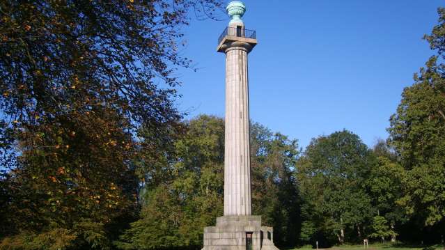 Ivinghoe Beacon and Duke of Bridgewater Monument at Ashridge Estate in Berkhamsted