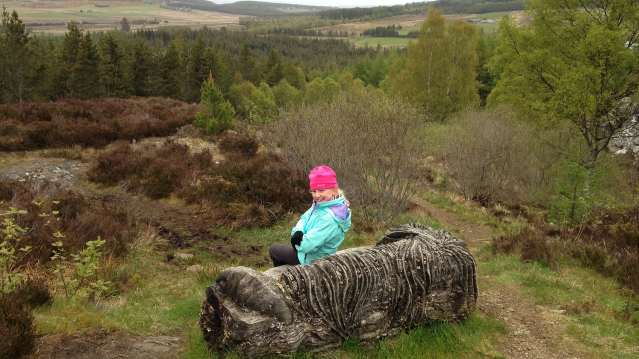 Girl on Abriachan Trails