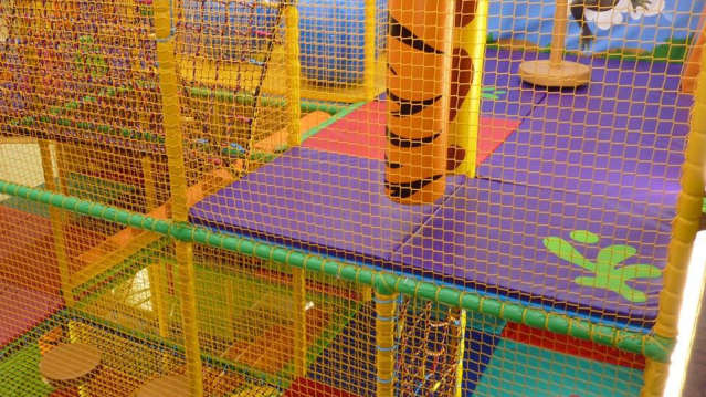 Soft play area at Louisa Lagoon Adventure Play in Stanley