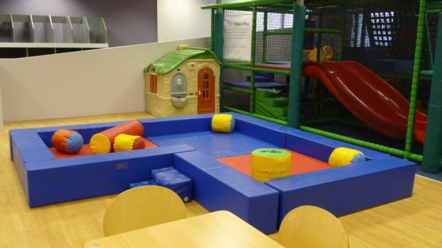 Toddler soft play area at Little Daisys in Shipley
