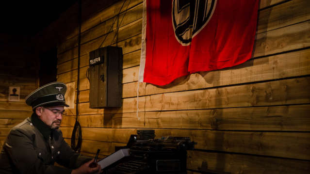 Nazi display of collections at Jersey War Tunnels