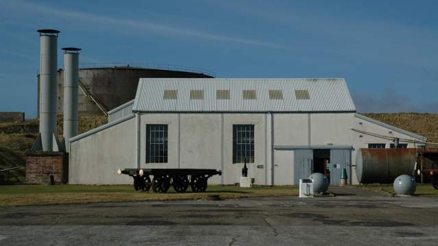 Outside view of Scapa Flow Visitor Centre and Museum in Stromness