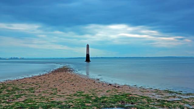 Crownstone at Chalkwell Beach in Southend On Sea
