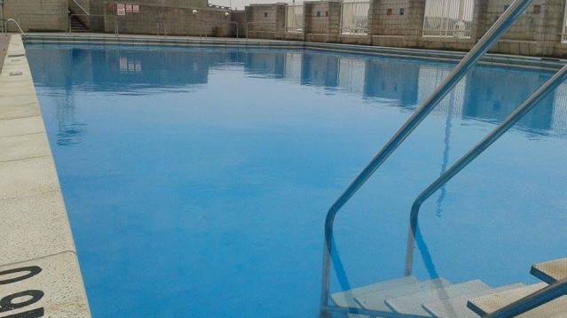 Outdoor swimming pool at Mount Wise Swimming Pool in Plymouth