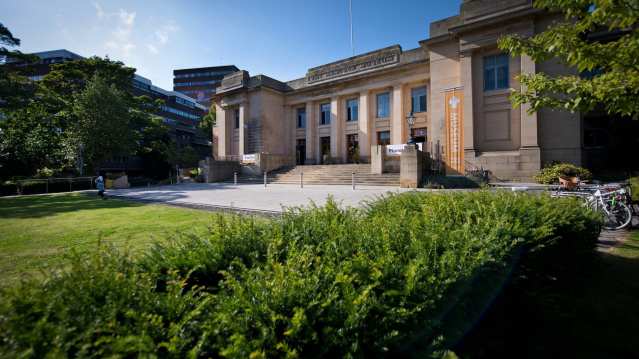 Outside view of The Great North Museum in Newcastle upon Tyne