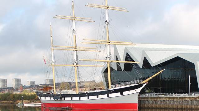 Ship by The Tall Ship at Riverside in Glasgow