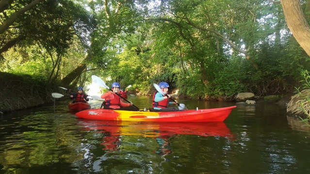 People canoeing at Kempston Outdoor Centre in Kempston