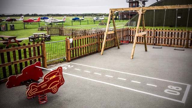 Playground at City Airport & Heliport in Manchester