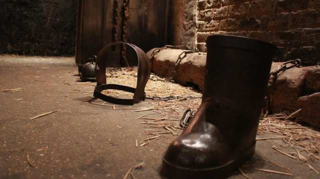 Medieval torture devices at The Clink Prison Museum in London