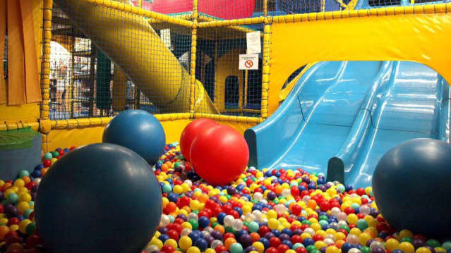Ball pit at Winkies in Harrogate