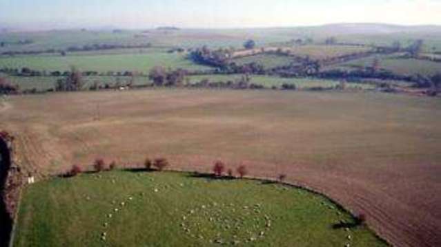 Field near Alexander Keiller Museum in Avebury