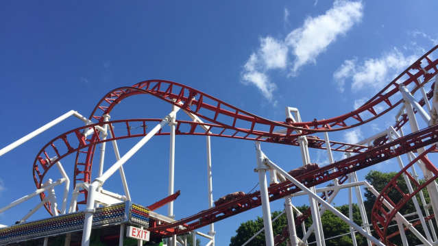 Rollarcoaster at M&D's Scotland's Theme Park in Motherwell