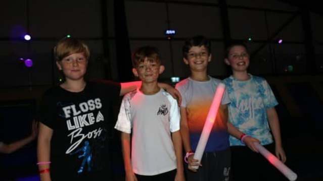 Some kids at Jump Warriors in Lincolnshire