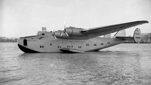 Aircraft on water at Foynes Flying Boat Museum in Limerick