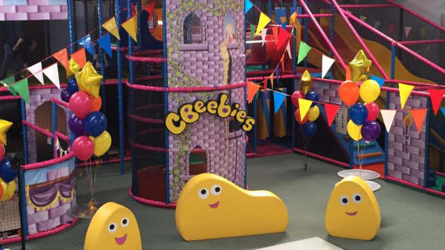 Soft play area at Party and Play Funhouse in Bolton