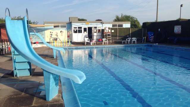 Outdoor swimming pool at Billinghay Swimming Pool in Lincoln