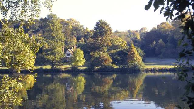 River on Thames Path National Trail in Cirencester