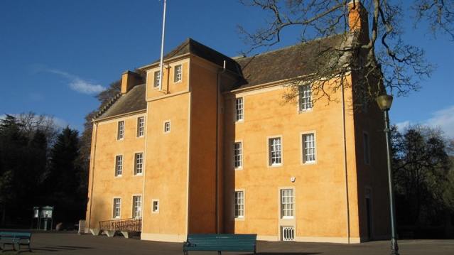Outside view of Pittencrieff House Museum in Dunfermline