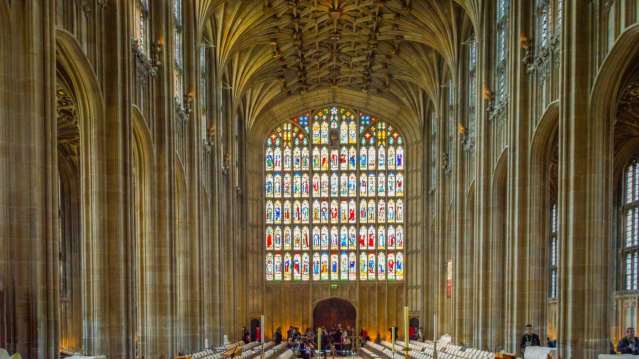 Stone Ceiling inside St George's Chapel