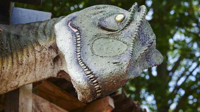 Dinosaur at Ryeassic Adventure Park in Hoddesdon