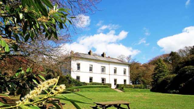 Outside view of Scolton Manor in Haverfordwest