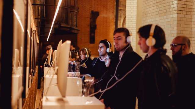 Audio guide at Victoria and Albert Museum in Kensington