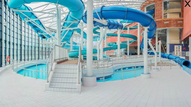 Water park at National Aquatic Centre in Blanchardstown