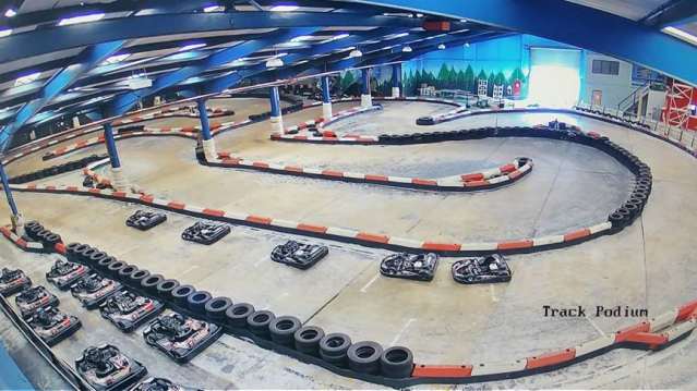 Indoor track at The Kurburgring in Huthwaite