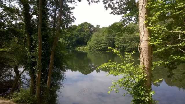 Lake at Alexandra Park in Hastings