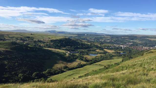 View from Dare Valley Country Park in Aberdare