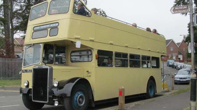 Historic bus at Dover Transport Museum