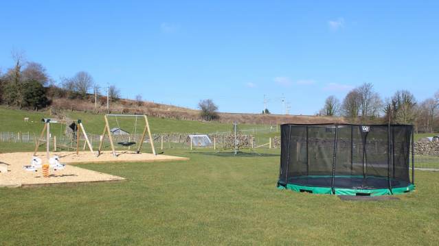 Play area at Lakeland Maze and Farm Park in Kendal
