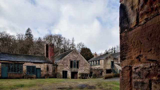 Outside view of Abbeydale Industrial Hamlet in Sheffield