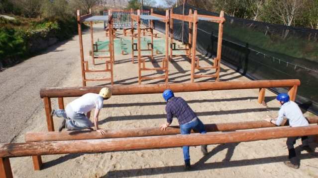 Obstacle course at Star Outdoors Kenmare