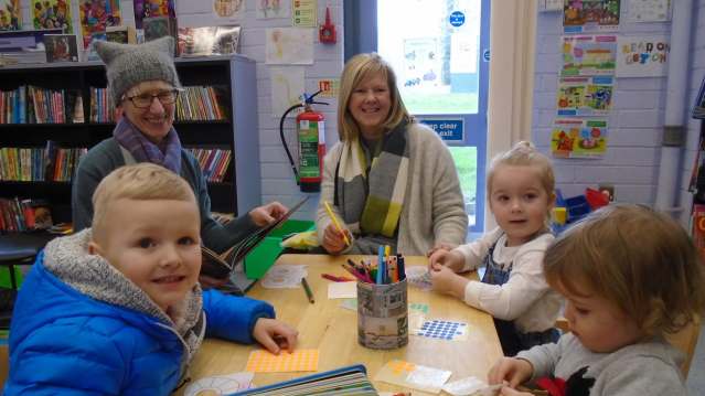 Kids at World Book Day at Bolton Museum Aquarium and Archive