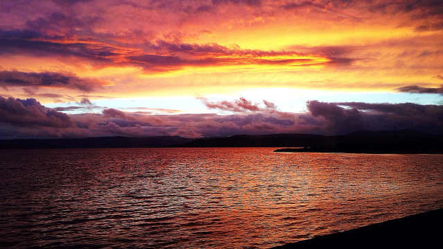 Sunset at Helensburgh Beach