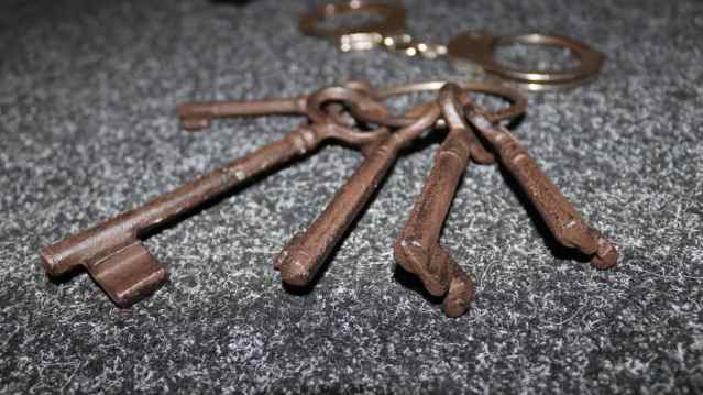 A set of old fashioned keys at Escape Reality Prestion