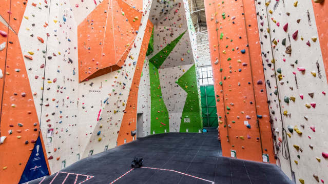 Climbing walls at Reading Climbing Centre