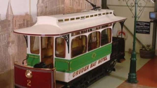 old fashioned trolley bus